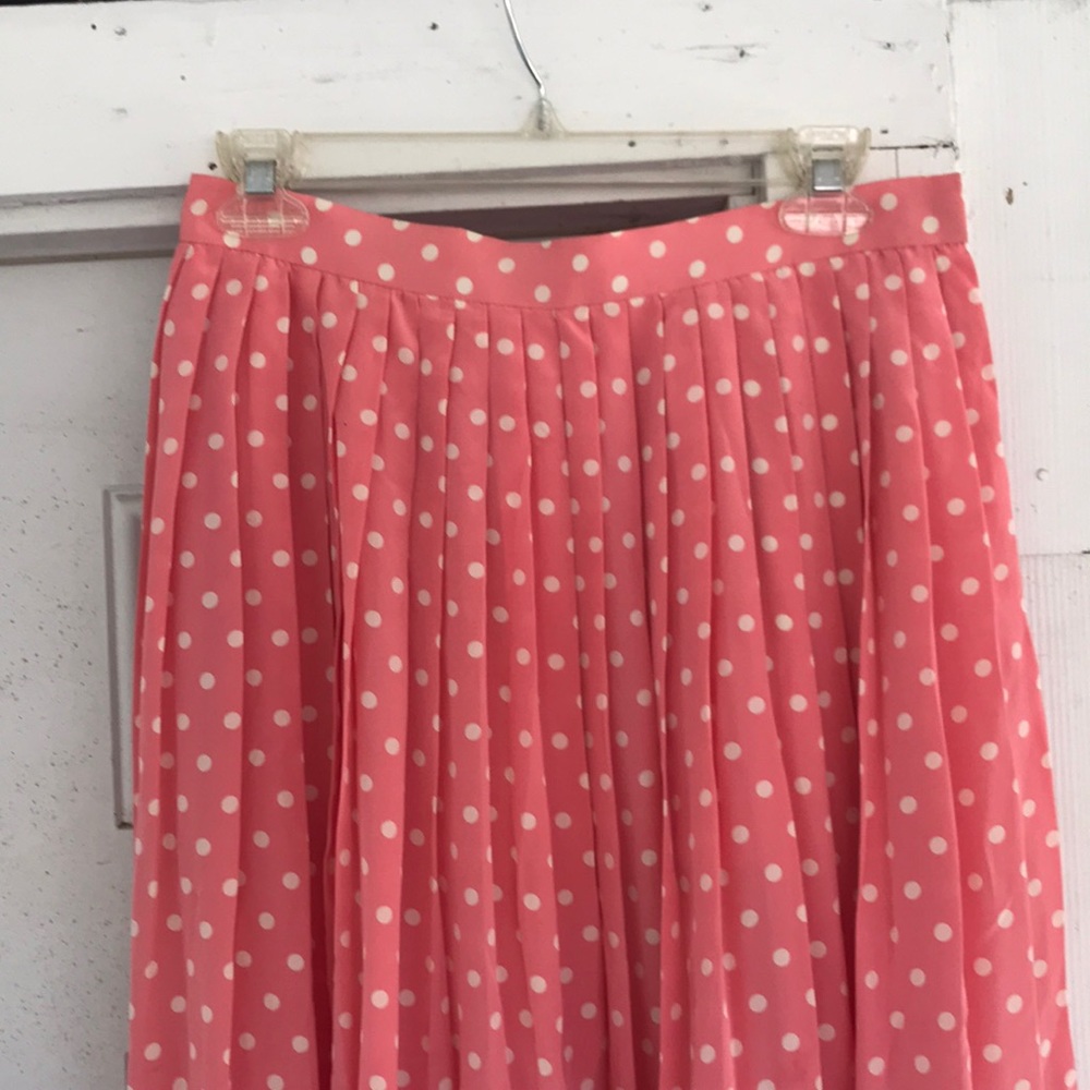 Vintage silk Oscar De La Renta midi skirt